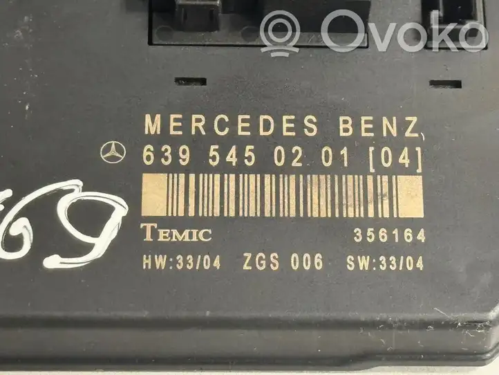 Mercedes-Benz Vito Viano W639 (2003 - 2010) 6395450201 Блок предохранителей — фото 2