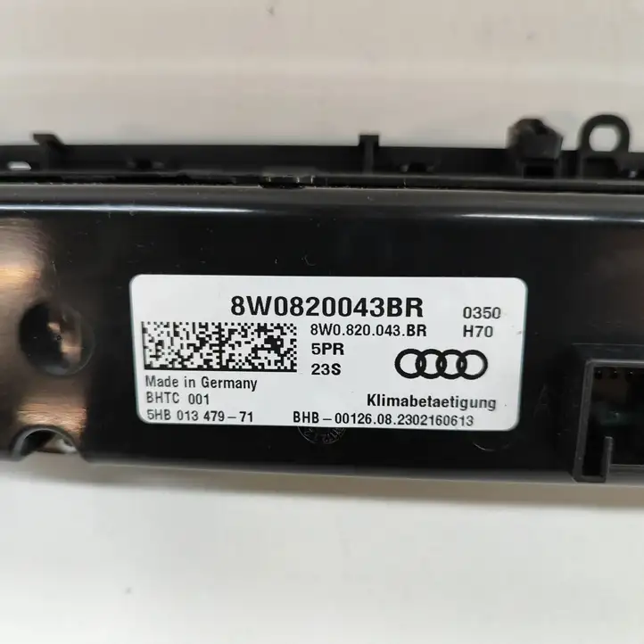 Audi A4 S4 B9 8W (2019 - ) 8W0820043BR Управление климат контролем — фото 4