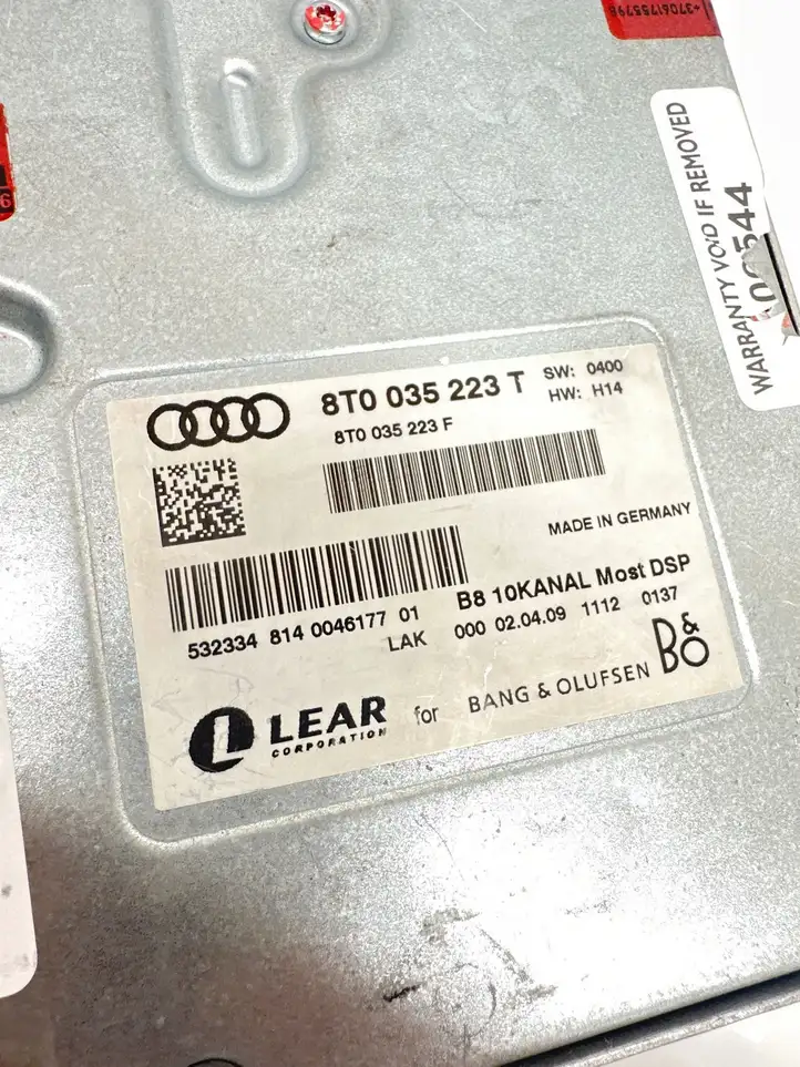 Audi A5 8T 8F (2007 - 2011) 8T0035223T Усилитель звука — фото 8