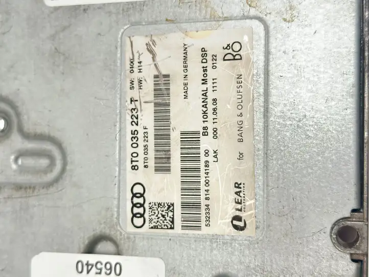 Audi A5 8T 8F (2007 - 2011) 8T0035223T Усилитель звука — фото 6