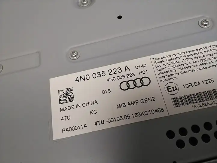 Audi A8 S8 D5 (2017 - ) 4N0035223A Усилитель звука — фото 4