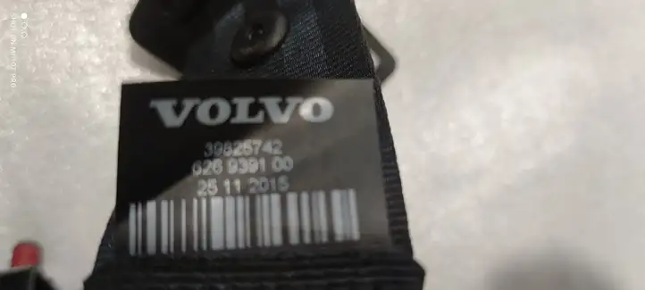Volvo XC90 39825742 Ремень безопасности 3-го ряда — фото 2