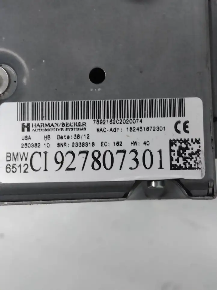 BMW X5 E70 (2006 - 2013) 927807301 Магнитола / мультимедийная система — фото 4