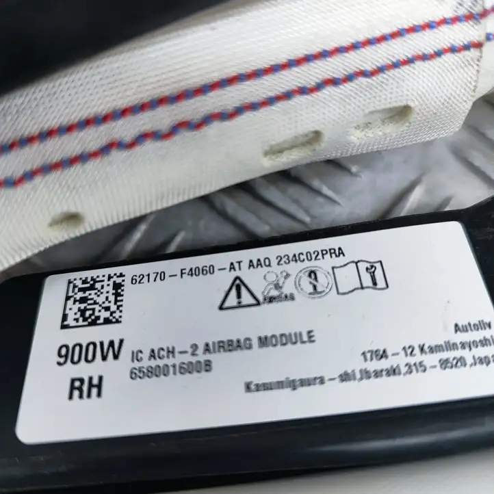 Toyota C-HR II   62170F4060 Боковая подушка безопастности( (крыша)