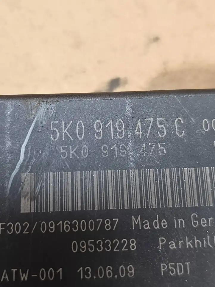 Volkswagen Golf VI (2009 - 2013) 5K0919475 Блок управления парктрониками — фото 3