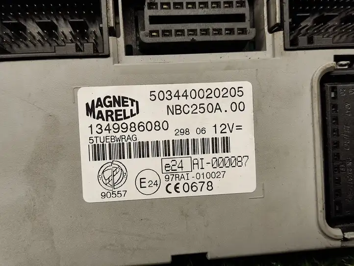 Fiat Ducato (2007 - 2014) 1349986080 Модуль комфорта — фото 2