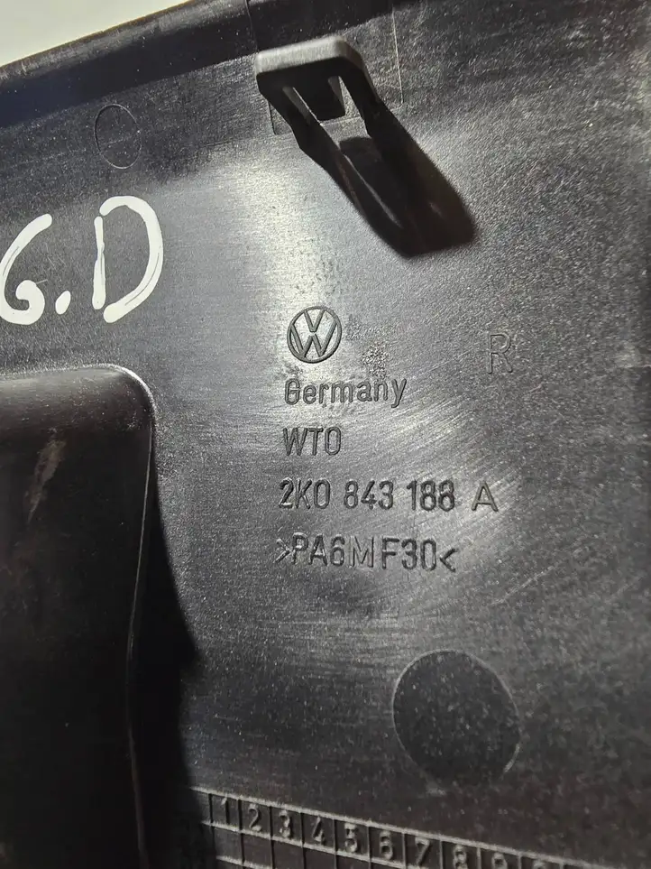 Volkswagen Caddy (2004 - 2010) 2K0843188A Крышка ручки раздвижной двери — фото 7