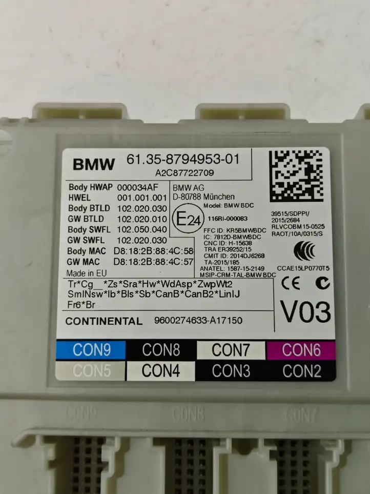 BMW 5 G30 G31 (2016 - ) 6135879495301 Блок предохранителей — фото 4