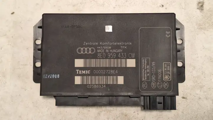 Audi A4 S4 B7 8E 8H (2004 - 2009) 8E0959433CM Модуль комфорта — фото 1