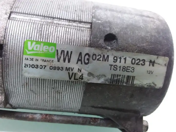 Volkswagen PASSAT B6 (2005 - 2010) 02M911023N Стартер — фото 4