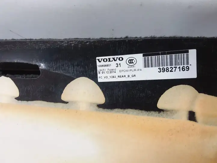 Volvo V60 (2013 - 2018) 39827169 Задний коврик салона — фото 3