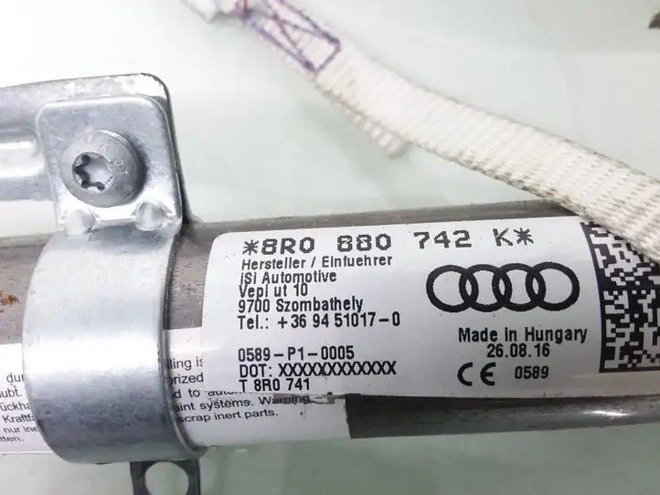 Audi Q5 SQ5 (2012 - 2017) 8R0880742K Боковая подушка безопасности шторка — фото 3