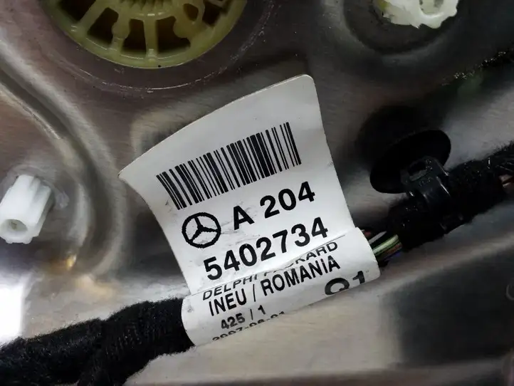 Mercedes-Benz C W204 (2007 - 2014) A2047600734 Стеклоподъемник передней двери (без мотора) — фото 7