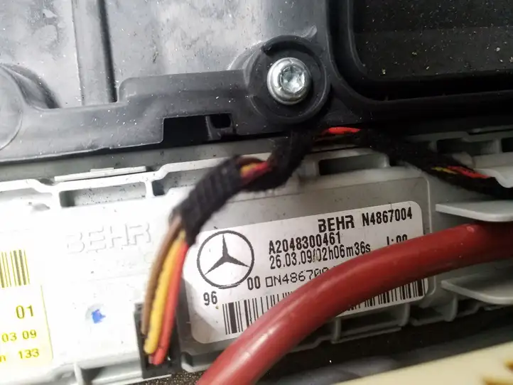 Mercedes-Benz E W212 (2009 - 2016) A2128301760 Комплект системы вентиляции салона — фото 3