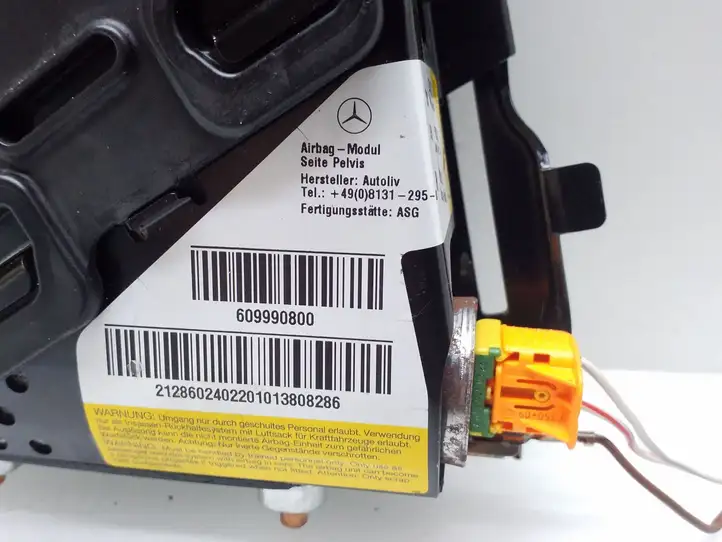 Mercedes-Benz E W212 (2009 - 2016) 2128602402 Подушка безопасности сиденья — фото 6