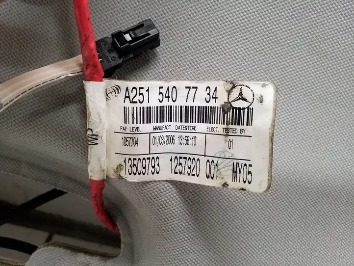 Mercedes-Benz R W251 (2005 - 2013) Потолочная обшивка — фото 4