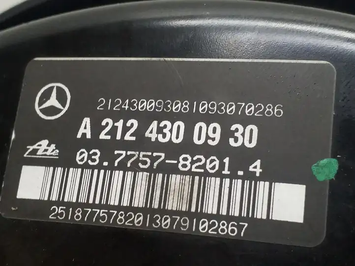 Mercedes-Benz E W212 (2009 - 2016) A2124300930 Вакуумный усилитель тормозов — фото 5