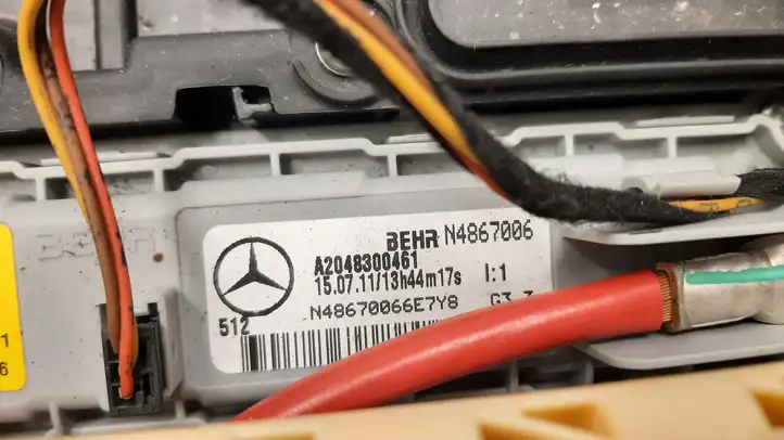 Mercedes-Benz E W212 (2009 - 2016) A2128302560 Комплект системы вентиляции салона — фото 8