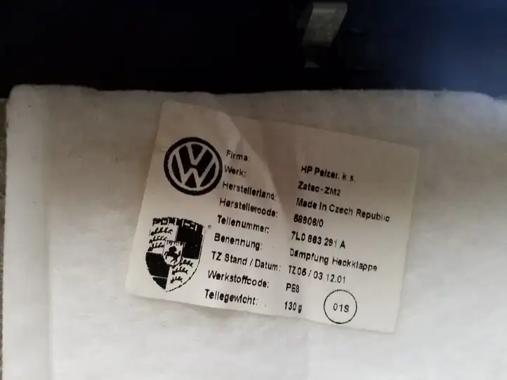 Volkswagen Touareg I (2002 - 2010) 7L6867605 Обшивка багажника — фото 2