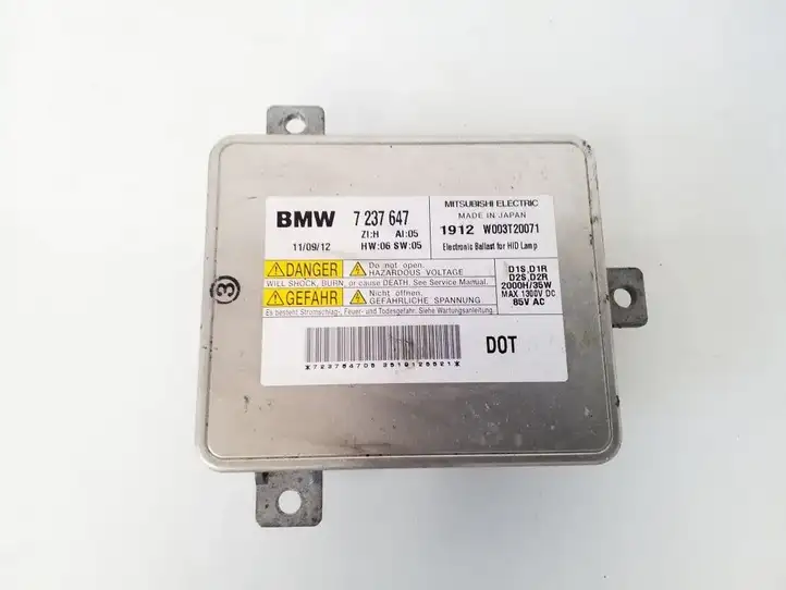 BMW 3 E90 E91 (2005 - 2012) 7237647 Блок розжига ксенона — фото 1