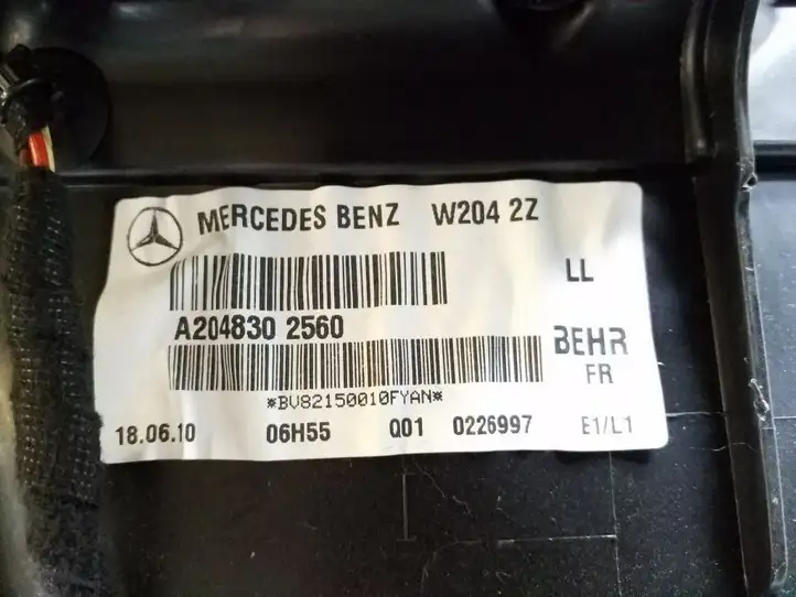 Mercedes-Benz C W204 (2007 - 2014) A2048302560 Комплект системы вентиляции салона — фото 1