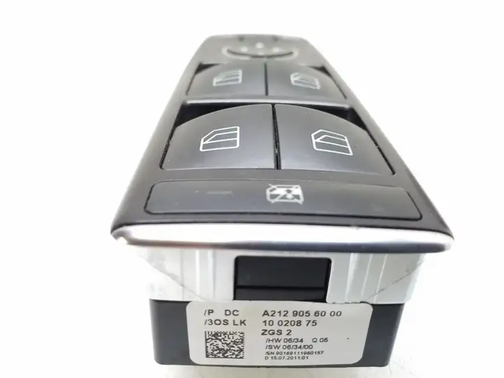 Mercedes-Benz E W212 (2009 - 2016) A2129056000 Блок кнопок стеклоподъемников — фото 4