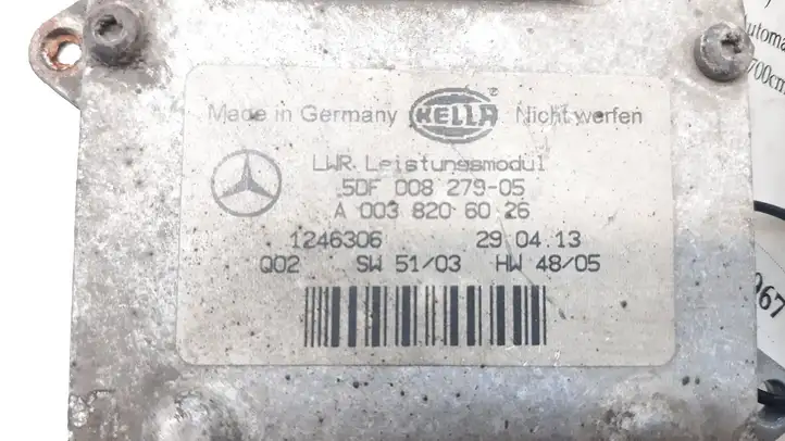 Mercedes-Benz E W211 (2002 - 2009) A0038206026 Блок розжига ксенона — фото 3