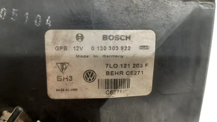 Volkswagen Touareg I (2002 - 2010) 7L0121203F Дифузор радиатора — фото 2