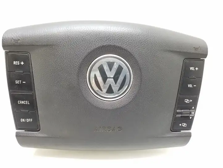 Volkswagen Touareg I (2002 - 2010) 7L6880201DA Подушка безопасности руля — фото 1
