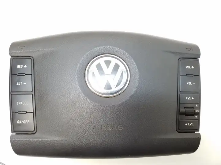 Volkswagen Touareg I (2002 - 2010) 7L6880201DA Подушка безопасности руля — фото 3