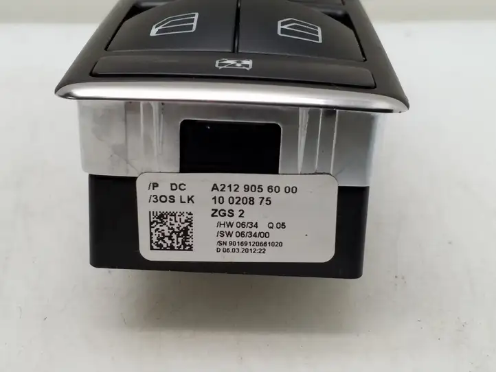 Mercedes-Benz E W212 (2009 - 2016) A2129056000 Кнопка стеклоподъемников — фото 4