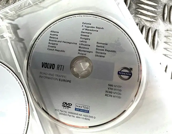 Volvo XC60 (2008 - 2013) 4641108200 Навигационные карты CD/DVD — фото 3