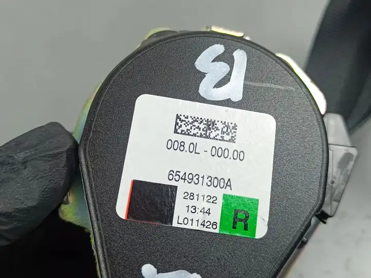 Dacia Jogger (2022 - ) 654931300A Ремень безопасности 3-го ряда — фото 4