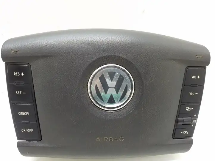Volkswagen Touareg I (2002 - 2010) 7L6880201EB Подушка безопасности руля — фото 10