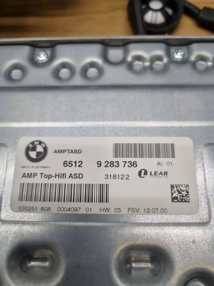 BMW X6 E71 (2008 - 2014) 9283736 Комплект аудиосистемы — фото 9