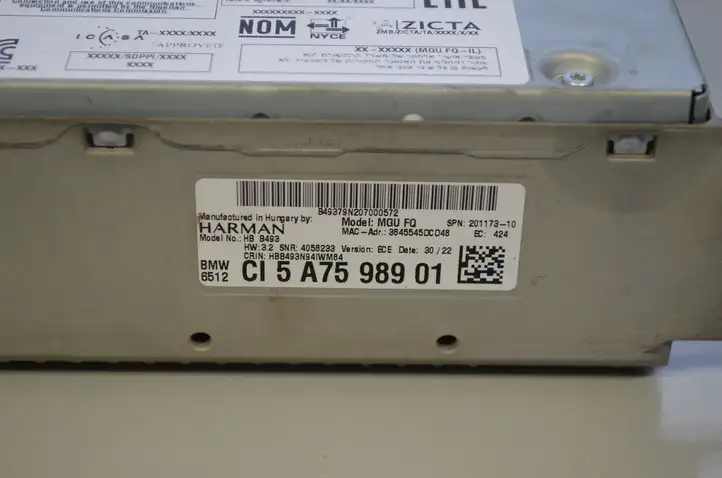 BMW iX3 G08 (2020 - ) 5A47C37 Магнитола / мультимедийная система — фото 4