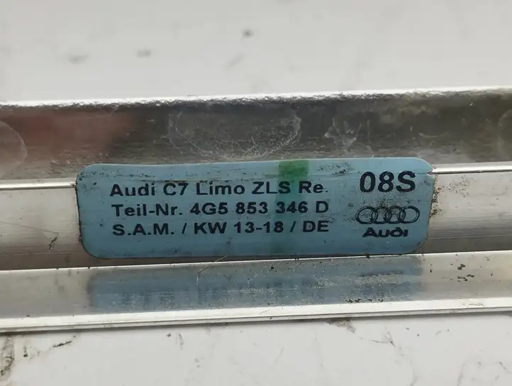 Audi A6 C7 (2014 - 2018) 4G5853346D Облицовка заднего бокового стекла — фото 4