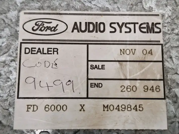 Ford Focus (1998 - 2004) 98AP18C815AC Магнитола / мультимедийная система — фото 5
