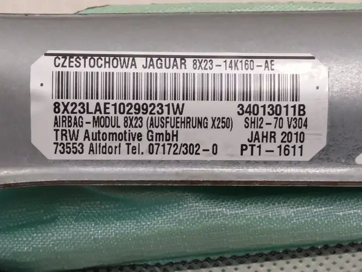 Jaguar XF (2007 - 2015) 8X2314K160AE Боковая подушка безопасности шторка — фото 4