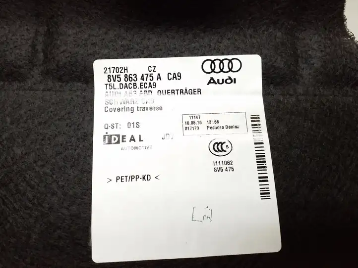 Audi A3/S3 8V (2012 - 2016) 8V5863475 Прочая отделка багажника — фото 5