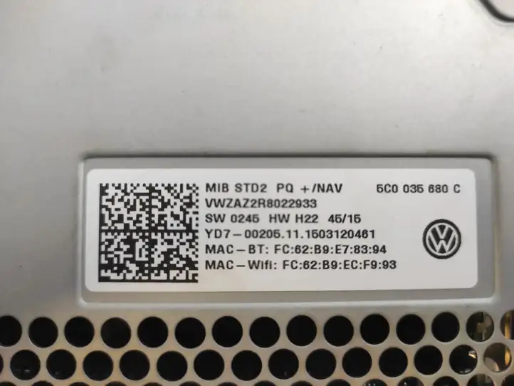 Volkswagen Tiguan (2011 - 2016) 5C0035680C Магнитола / мультимедийная система — фото 6