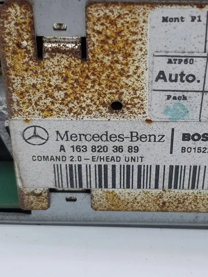 Mercedes-Benz ML W163 (1997 - 2005) A1638203689 Магнитола / мультимедийная система — фото 5
