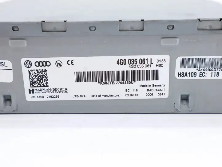 Audi A6 Allroad C7 (2012 - 2014) 4G0035061L Магнитола / мультимедийная система — фото 2