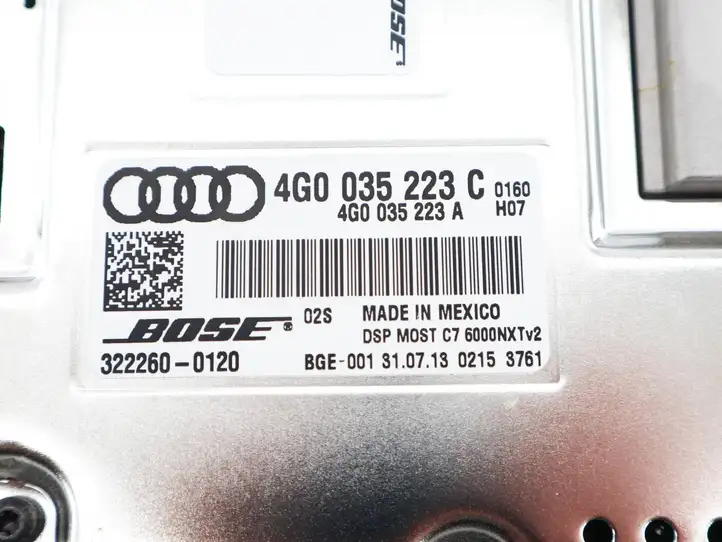 Audi A6 Allroad C7 (2012 - 2014) 4G0035223C Усилитель звука — фото 4