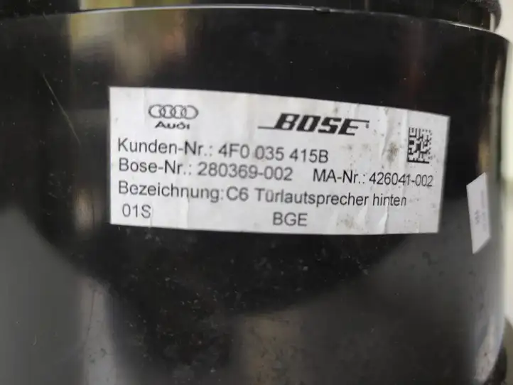 Audi A6 S6 C6 4F (2008 - 2011) 4F0035415B Динамики задних дверей — фото 4