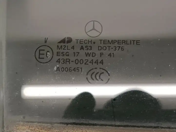 Mercedes-Benz GL X164 (2006 - 2012) 43R002444 Стекло задней двери — фото 2