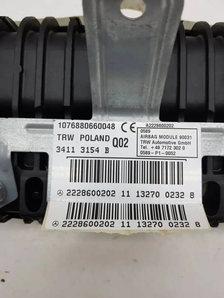 Mercedes-Benz S W222 (2013 - ) 2228600202 Подушка безопасности пассажира — фото 7