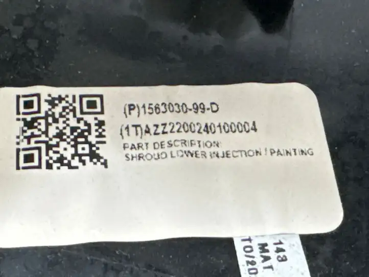 Tesla Model X (2021 - ) 156303000D Обшивка рулевой колонки — фото 7