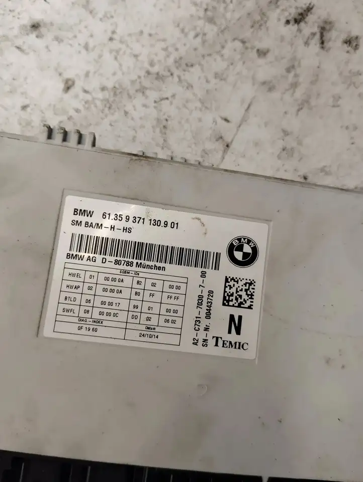 BMW 4 F32 F33 (2013 - 2017) 9371130 Блок управления сиденьем — фото 4