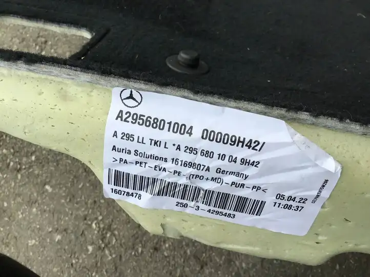 Mercedes-Benz EQE v295 (2022 - ) A2956801004 Передний коврик салона — фото 3